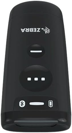 Zebra CS6080 Handheld Barcode Scanner, Bluetooth, Corded/Cordless Operation, Black