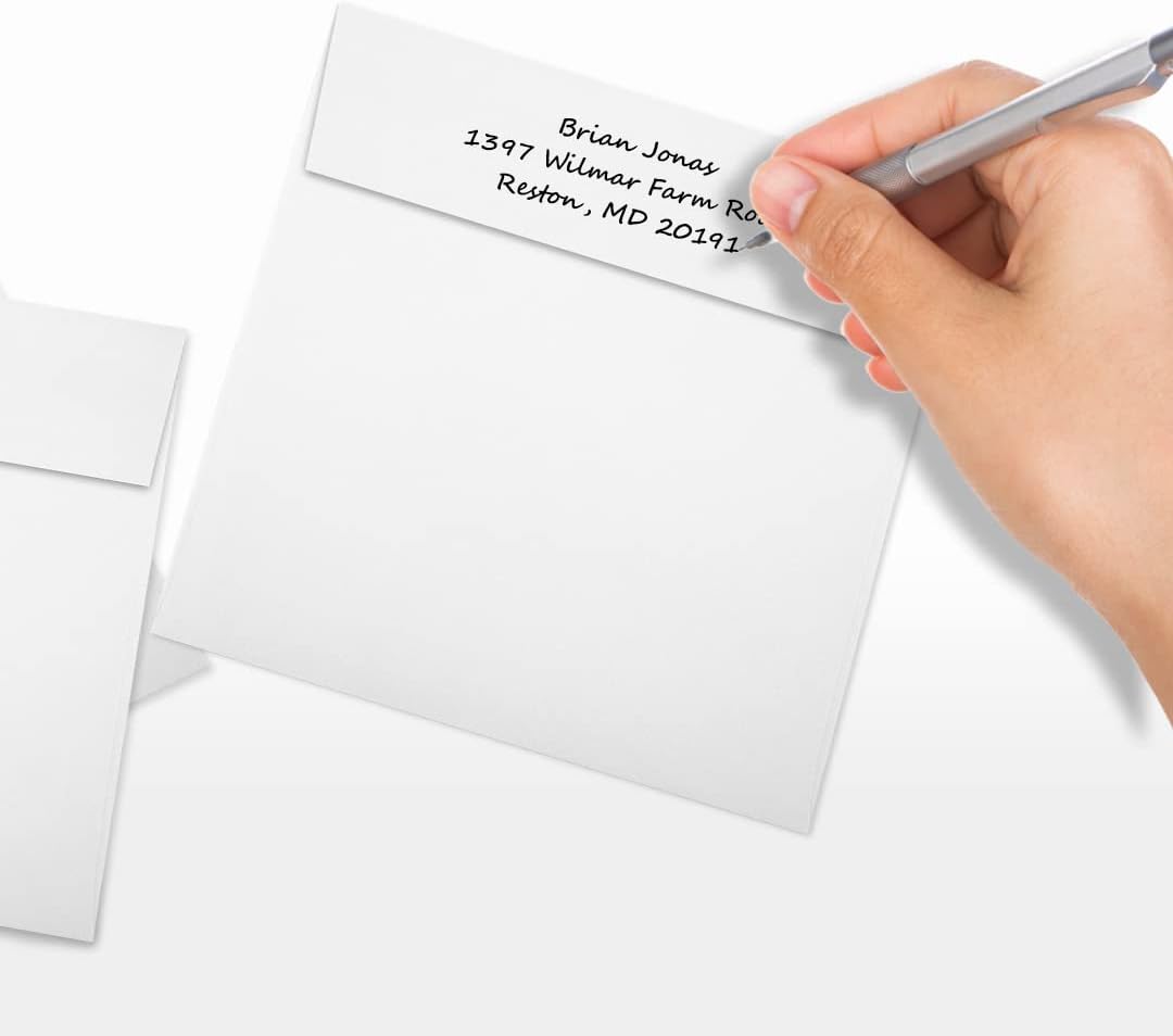 LUXPaper Square Invitation Envelopes | Peel & Press | 6" x 6" | Bright White | 80lb. Text | 50 Qty