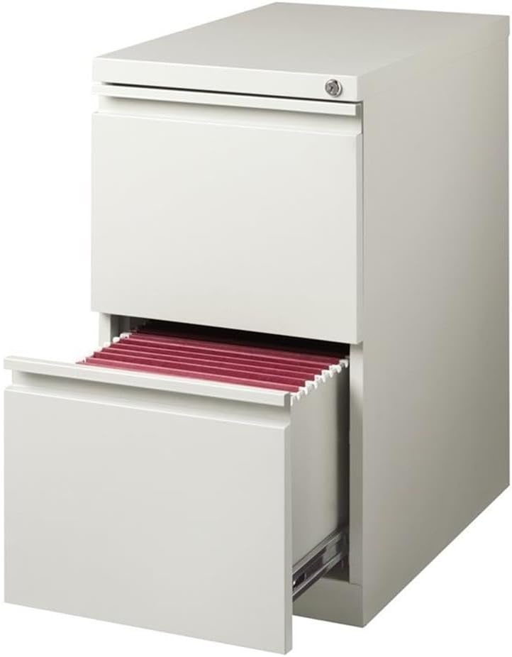 Pemberly Row 2 Drawer Mobile File Cabinet File in Light Gray