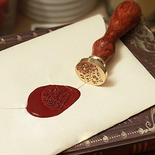 Vintage Alphabet Initial C Wax Seal Sealing Stamp Sealing Wax Sticks Spoon Wood Box Set Classical Old-fashioned Antique Alphabet Invitation Package Seal Wax Stamp Box Kit