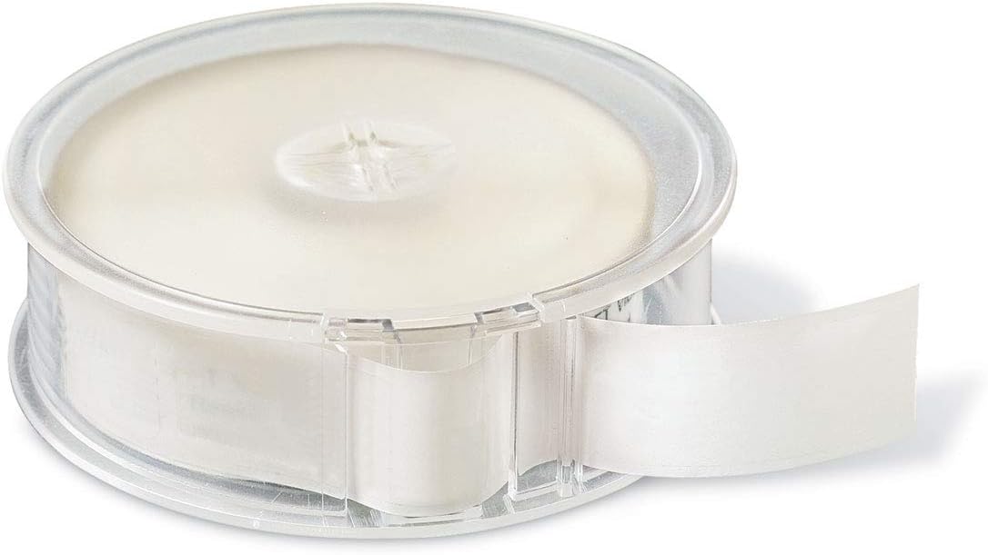 Pastel Dots Rolled Personalized Return Address Mailing Labels with Dispenser, Set of 500, 5 Designs, Small ¾ x 2½ Inch Size, Custom Self-Adhesive Sticker Roll, by Colorful Images