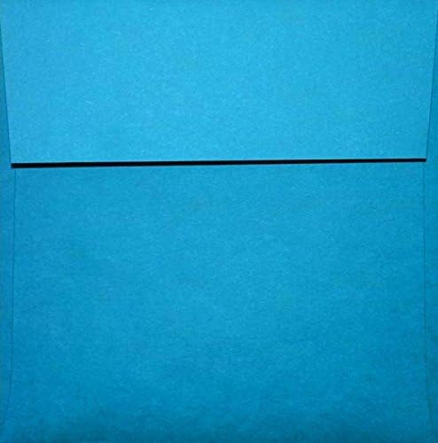 LUXPaper Square Invitation Envelopes | Peel & Press | 6 1/2" x 6 1/2" | Pool Blue | 80lb. Text | 50 Qty