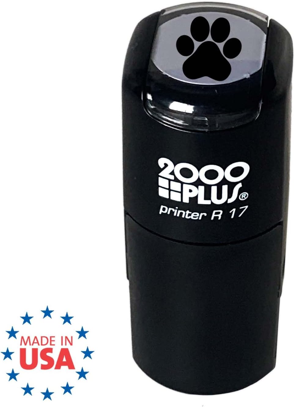 Paw Print Stamp / 2000 Plus Self Inking Animal Paw Print Stamper/Black Ink Imprint School Planner Worksheet Card Stamp