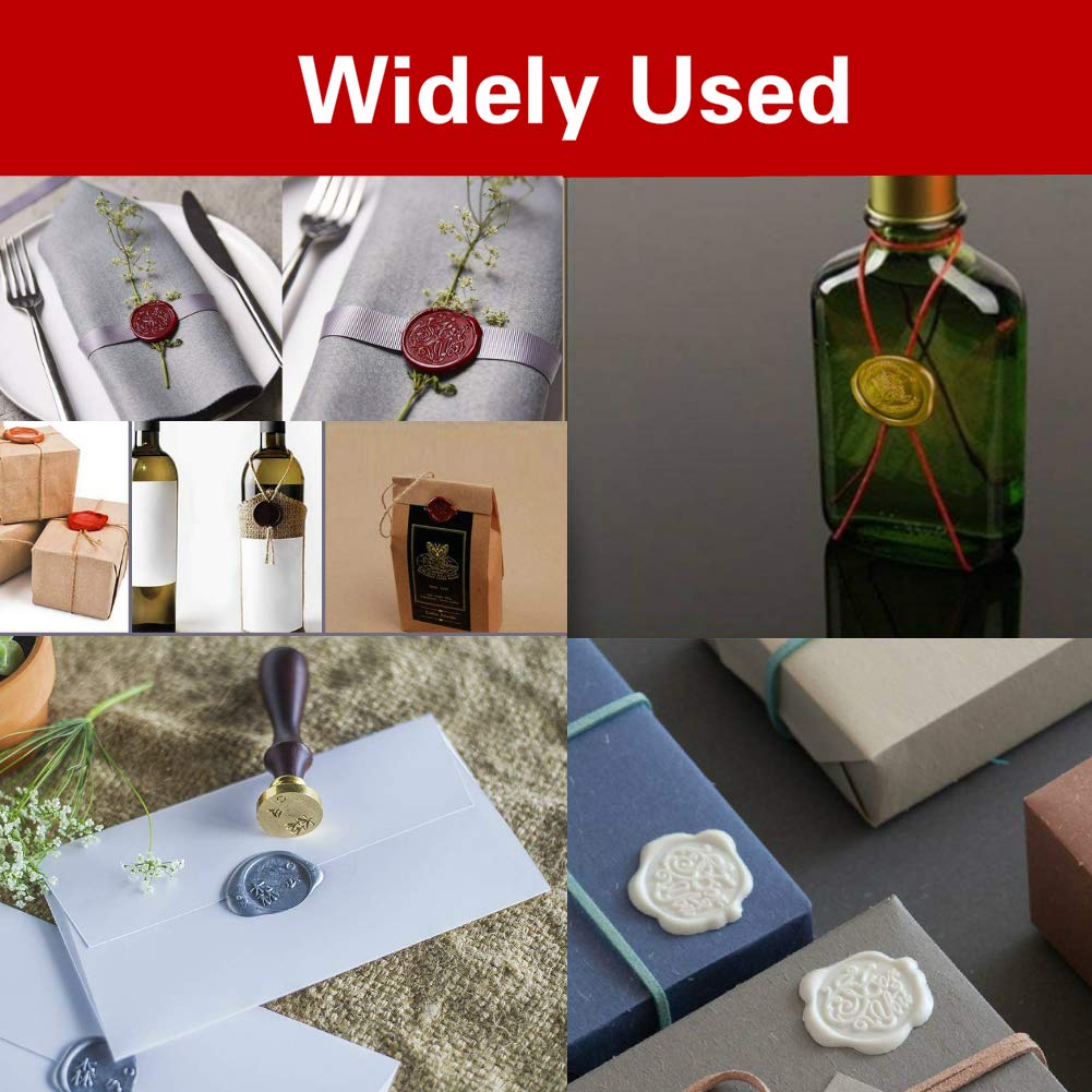 Starry Whale Wax Sealing Stamp with Removable Brass Head Wooden Handle - Retro Vintage Animal Sealing Wax Stamp for Letter Cards Invitations