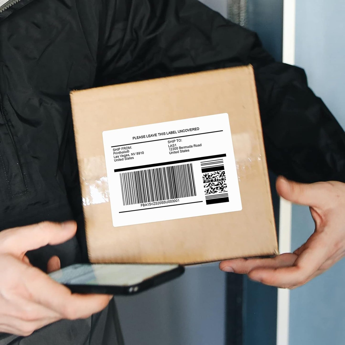 600 6 Per Sheet Label Address Labels 3-1/3" x 4" Self Adhesive Sheets Shipping Labels Easy Peel & Feed White Stickers for Laser & Inkjet Printers (100 Sheets, 600 Labels)