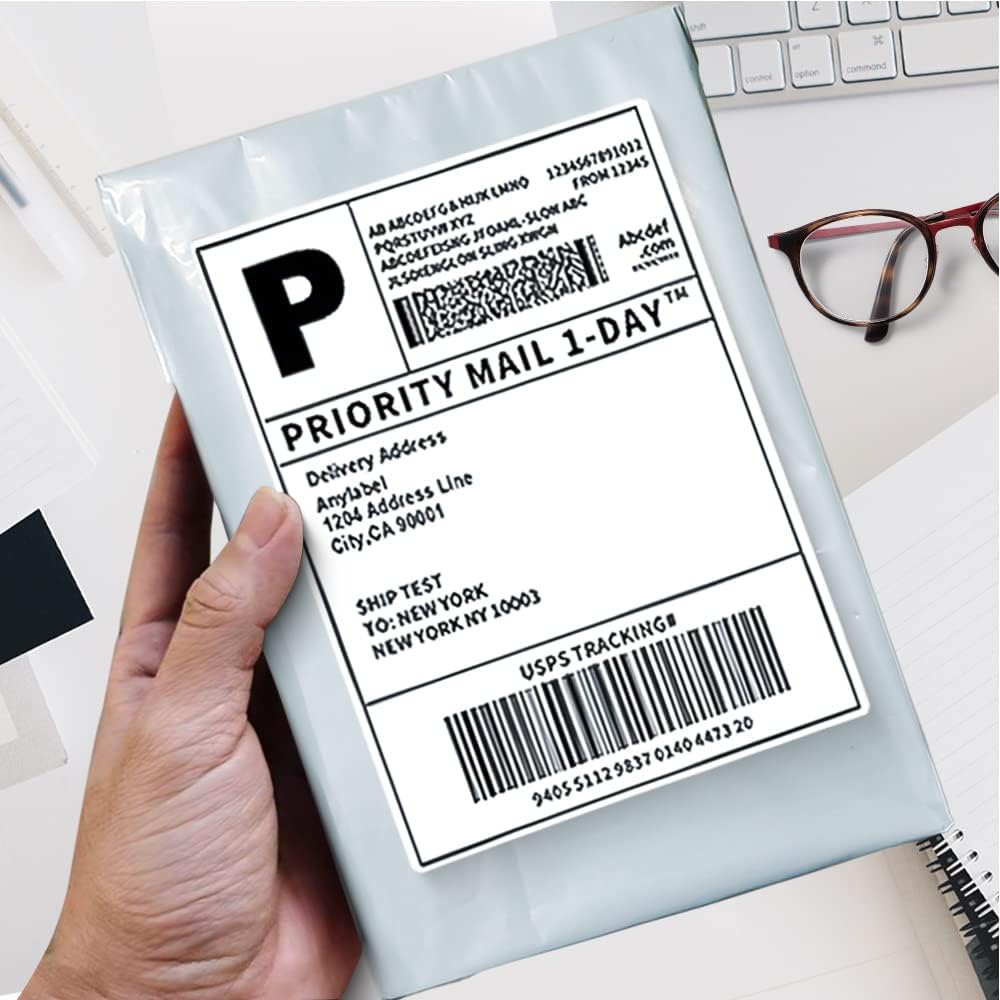 POLYSELLS 1000 pcs 9x12 Inch White Poly Mailers Shipping Envelopes, Strong Adhesive Sealing, Waterproof, and Tear-resistant Postal Mailing Bags for Clothing, Books, and Accessories