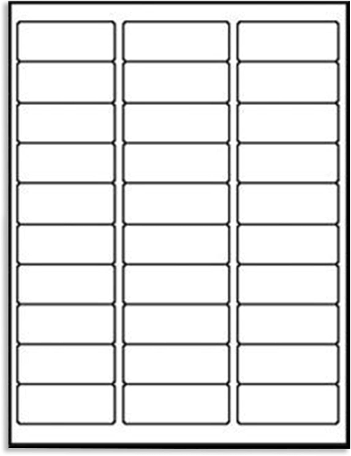 9527 Product 30 up Sticker Labels 1 x 2-5/8 FBA Shipping Address Labels SKU Labels for Laser/Ink Jet Printer, 30 Sheets Total 900 Labels