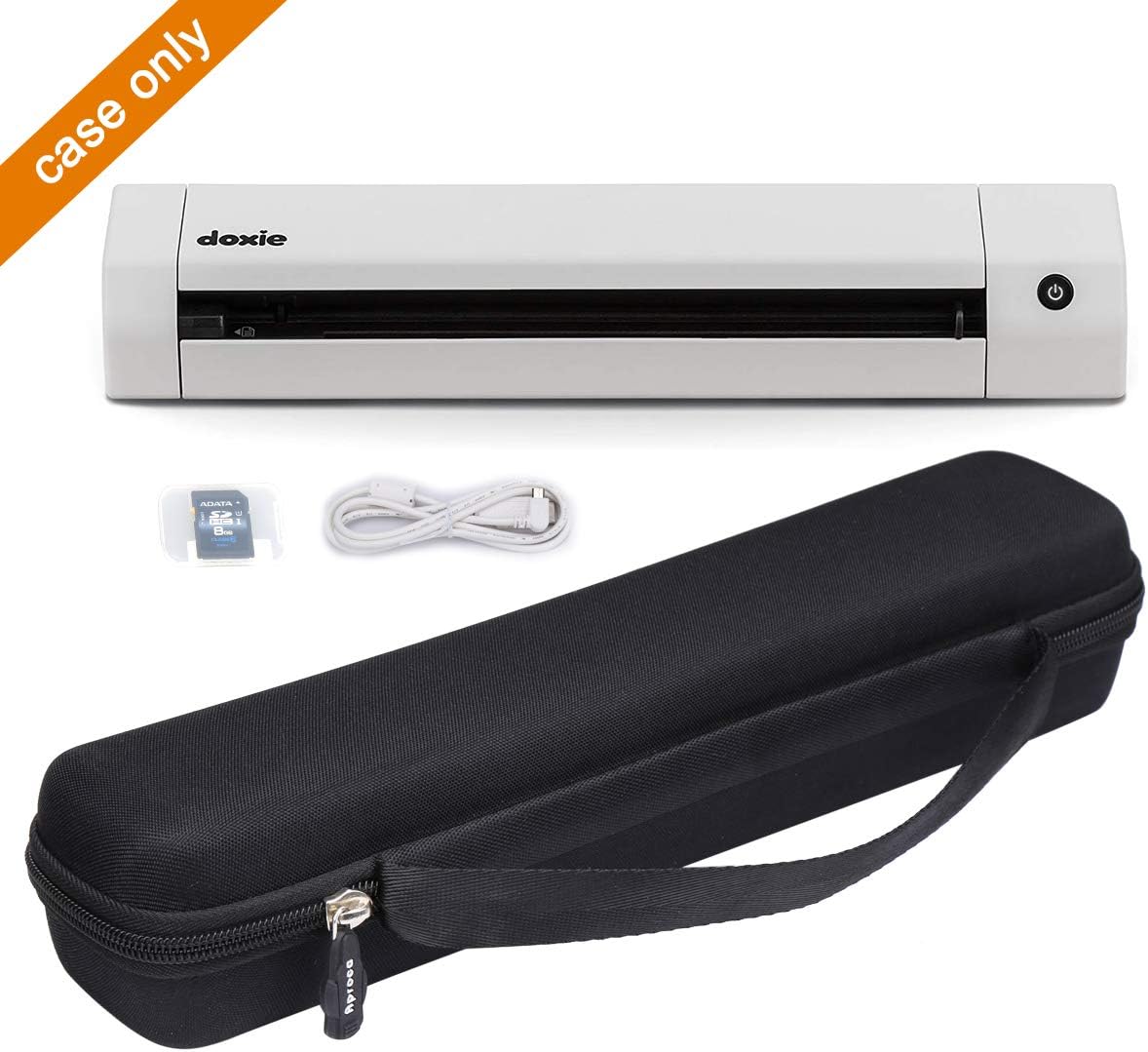 Aproca Hard Carrying Travel Storage Case, for Brother DS-640 / DS-740D / Doxie Go SE Mobile Document Scanner