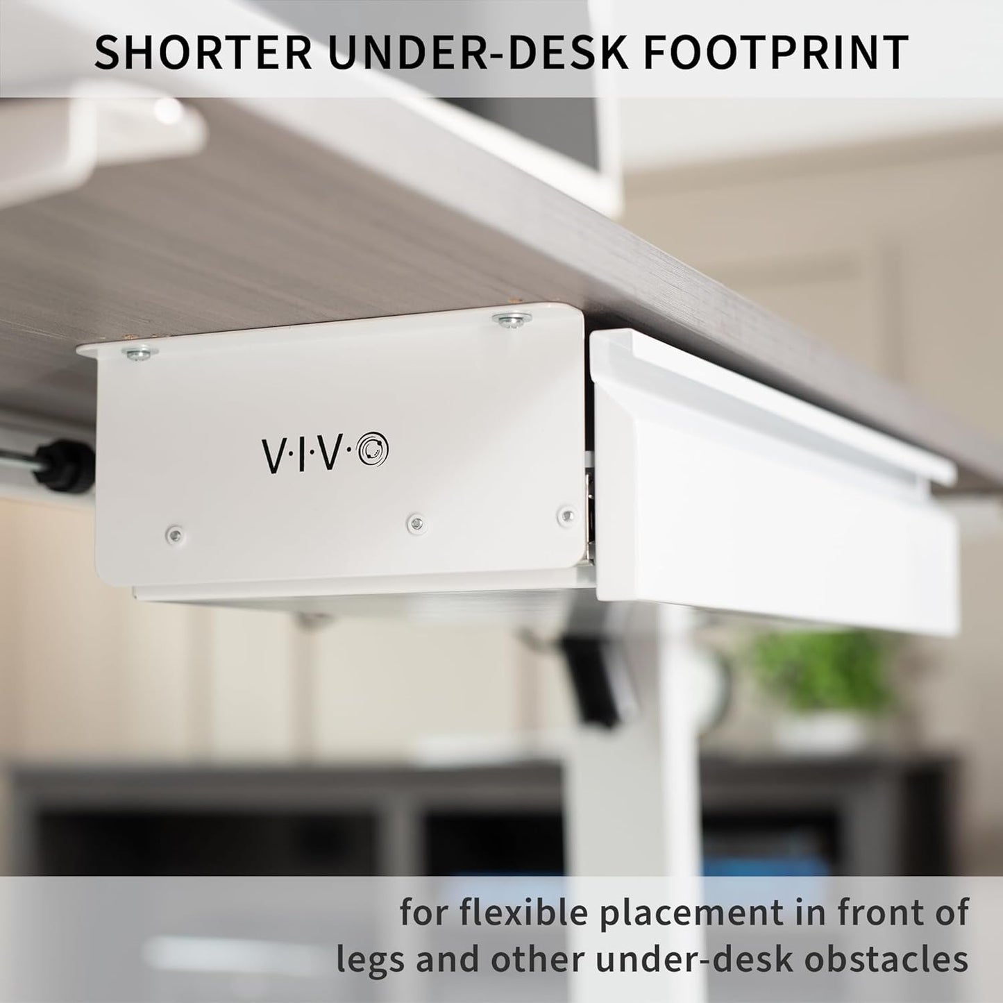 VIVO 22 inch Under Desk Slide Out Drawer Without Shell, Home Office Storage Organizer, White, DESK-AC03A-22W