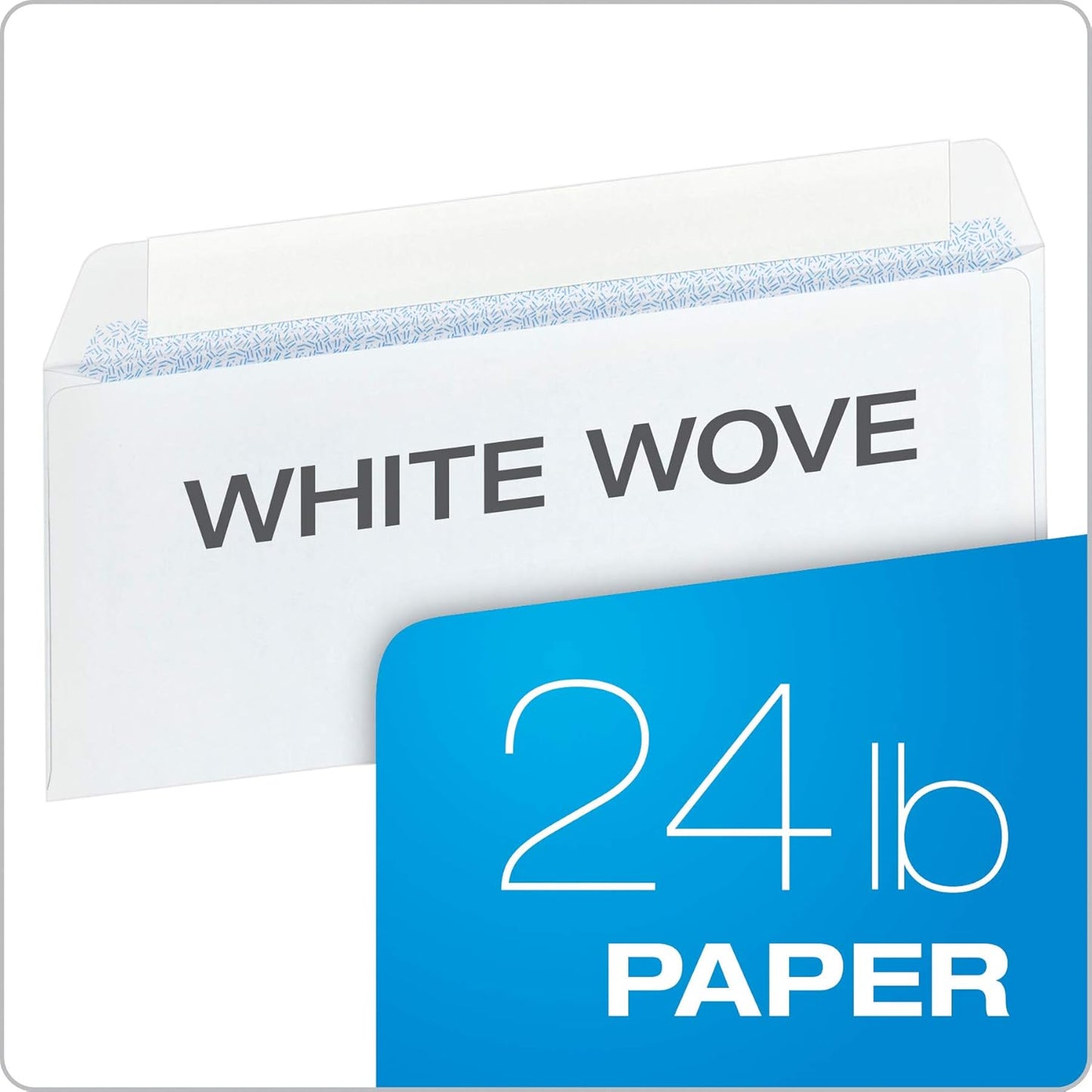 Quality Park #8 Double Window Envelopes, Self Seal Security Envelopes for QuickBooks Checks, 3 5/8" x 8 11/16", 24 lb White, 500 per Box (QUA50766)