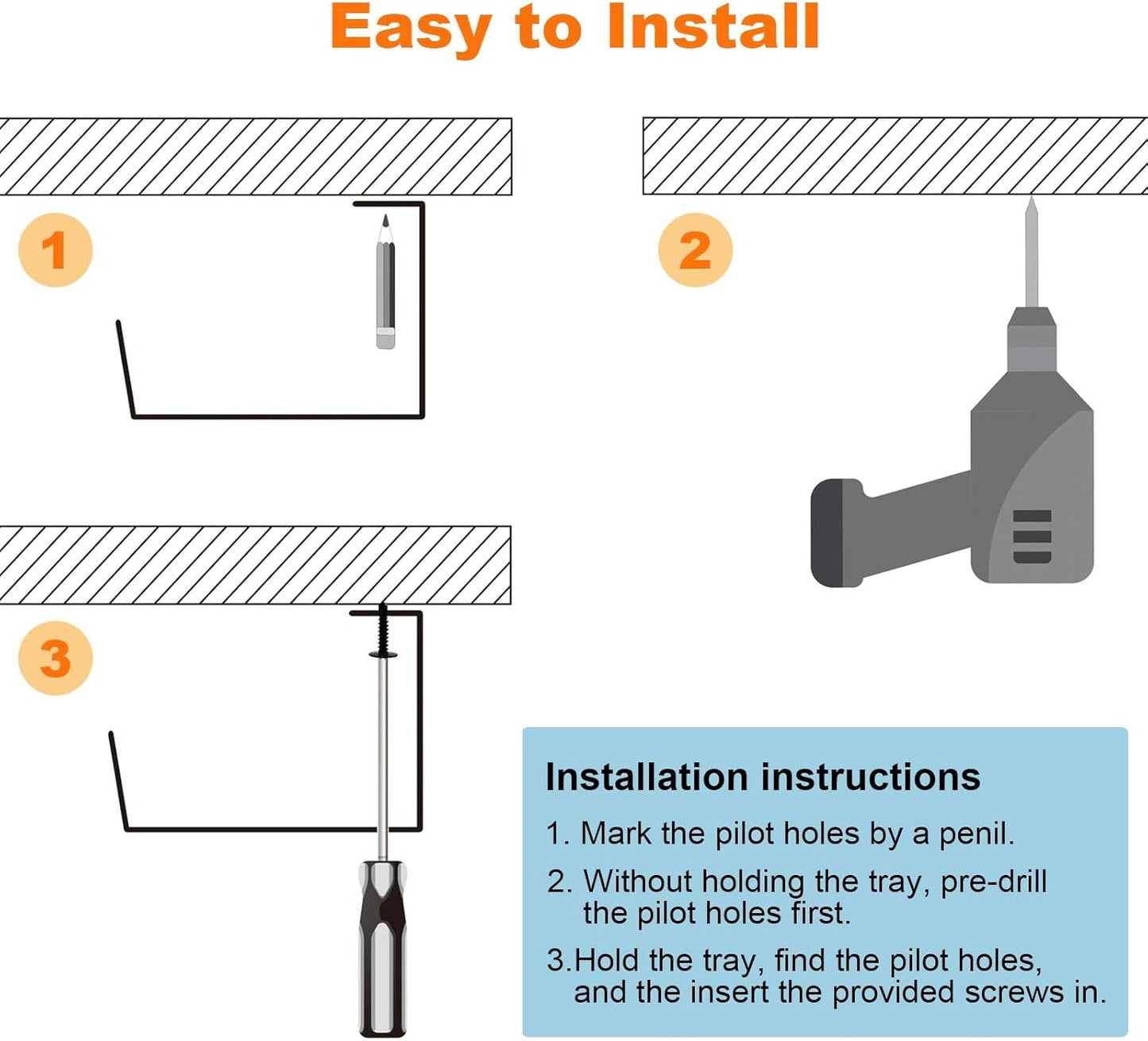 Under Desk Cable Management- 4 Pack Cord Organizer. Metal Wire Cable Management Tray for Office, Studio and Home. Super Sturdy Under Table Cable Managements - Black Cable Organizer