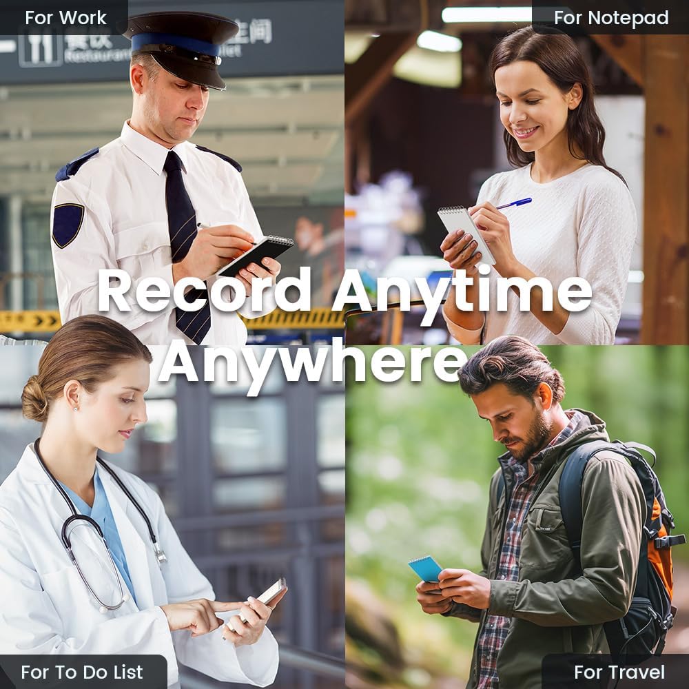 BEYONG Small Pocket Notebook Journal, Mini Notepad Spiral Notebooks for Work School (Purple, 3x5)