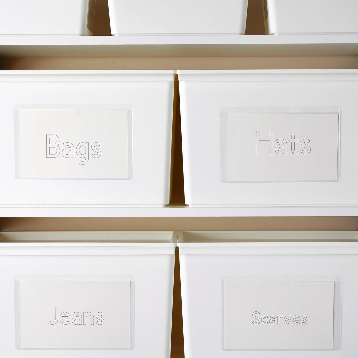 Juvale Photo Sleeves - 5.5 x 8.8 Inches, Clear, 50 Pack - Index Card Holder & Label Sleeves for Planners - Top-Load Card Protector - Office Supplies