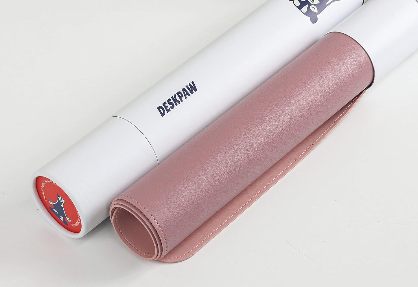 Dual-Sided Leather Desk Pad,Blotter for Laptop Computer,Mouse Pad,Writing,Drawing,Arts and Craft Mat (17"x35", Lilac)