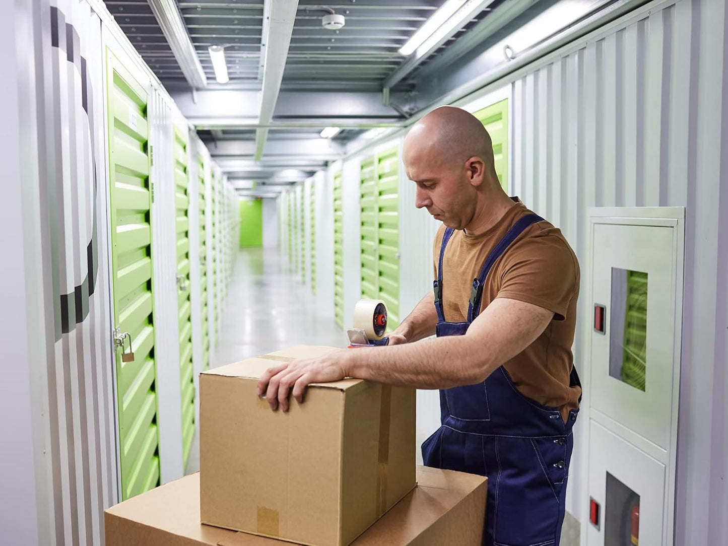 WOD SNC-389 3" Mousetrap Low Noise Carton Sealing Packaging Tape Silent Gun Dispenser with Safety Blade Cover - Ideal for Noise Sensitive Environments: Fits Up to 3 in. Wide (Holds 3 in. Core)