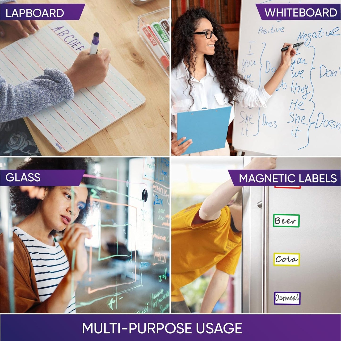 EXTRIC Whiteboard Cleaner 8.5 Ounces White Board Cleaning Spray, Dry Erase Board Cleaner 2 Pack Dry Erase Cleaner