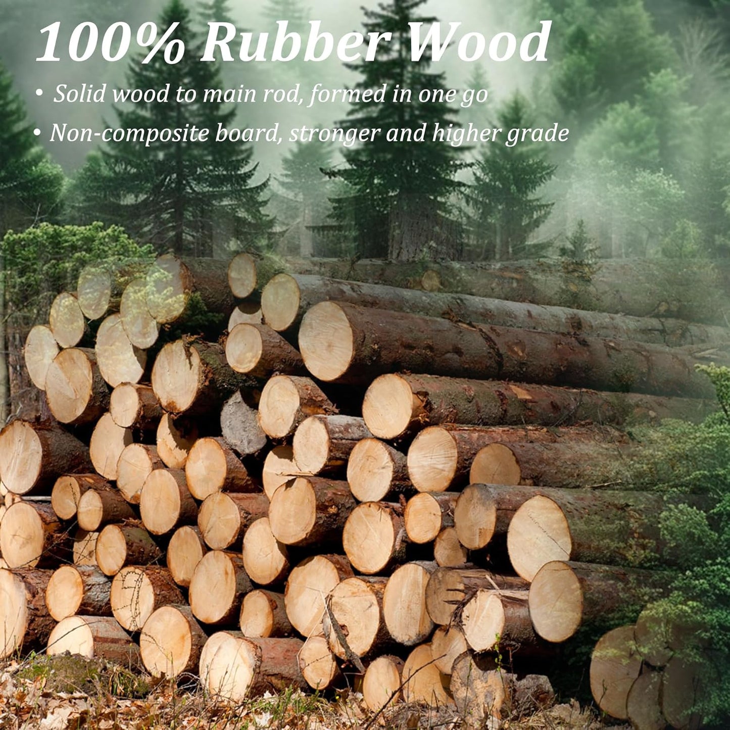 HOMEFORT Coat Rack Freestanding, Wooden Coat Rack with 11 Hookss, Rubber Wood Coat Hanger with Sturdy Round Base, Vintage Coat Hat Rack for Entryway, Hallway, Bedroom,Walnut