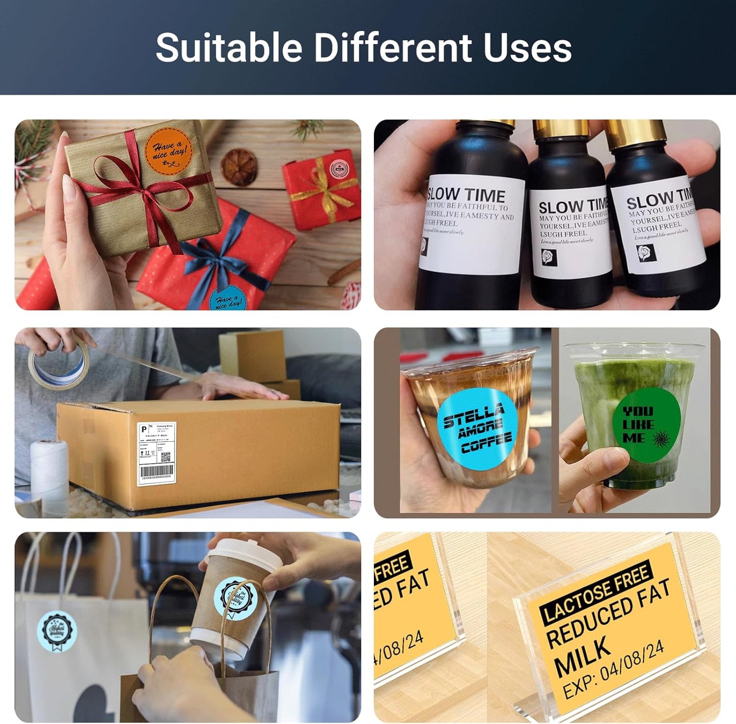 ORGBRO Z1 Shipping Label Printer, 4x6 Thermal Label Printer for Small Business, High Speed Sticker Maker for Commercial Grade Shipping Packages, Used for Amazon, Ebay, Shopify, USPS (USB Only)