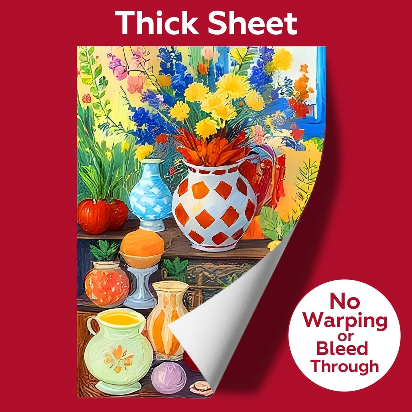 100 Sheets Watercolor Paper Bulk,5 x 7 Inch Cold Press 140 lb/300 GSM Water Color Paper for Kids Adults.Watercolor Drawing Paint Paper for Art Drawing Supplies