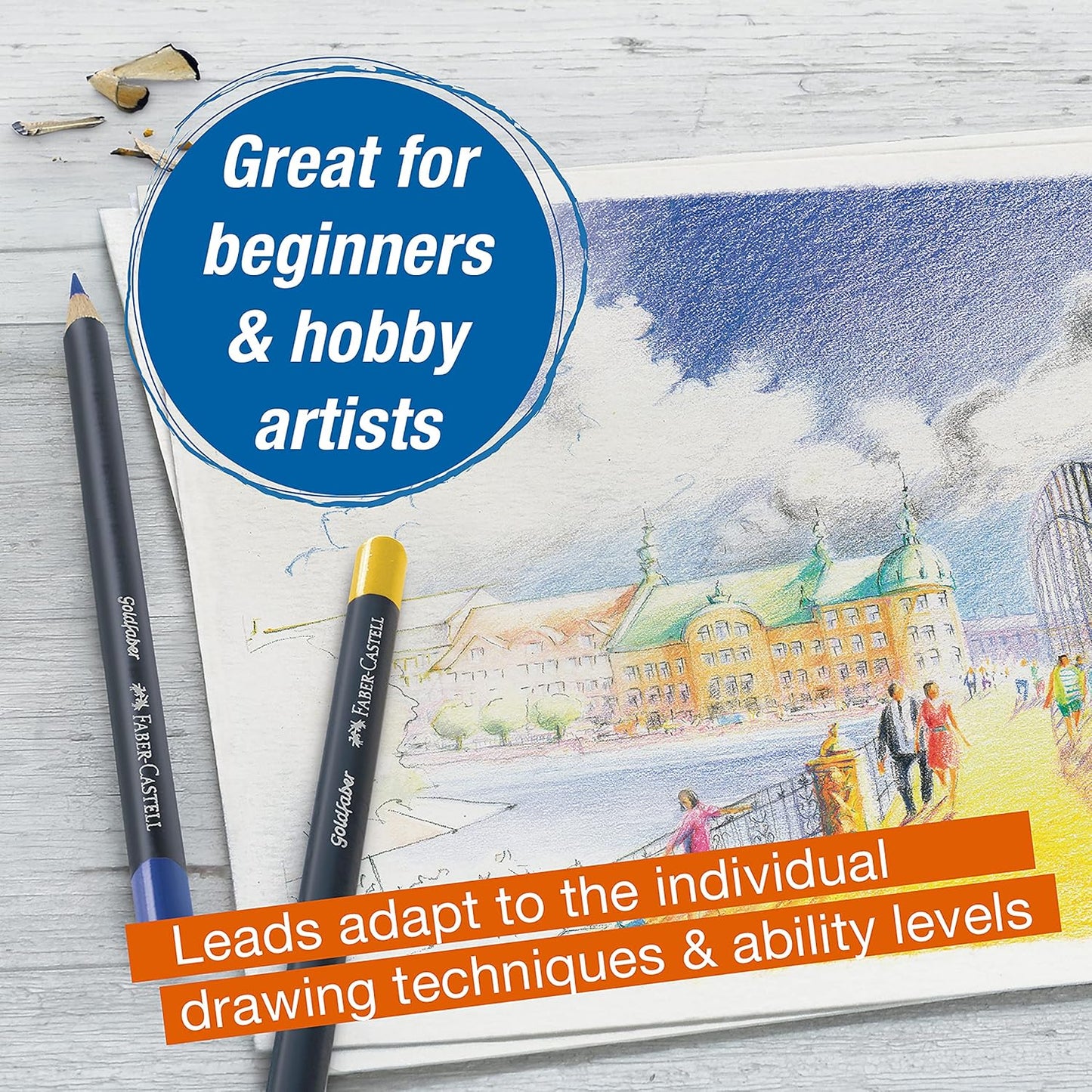 Faber-Castell Goldfaber Color Pencils Tin Set, 24ct.