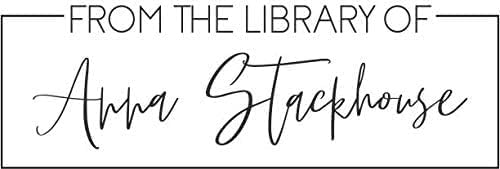 Custom Self-Inking Teacher Stamps | 49 Designs | Fun Phrases | Grading Made Easy | Classroom and Library Book Stamps (From The Library of Fancy, Xtra Wide)