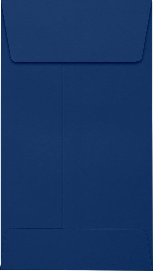 LUXPaper #5 1/2 Coin Envelopes | Peel & Press | 3 1/8" x 5 1/2" | Navy Blue | 80lb. Text | 50 Qty