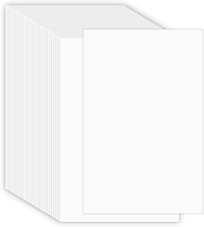 Half Letter Size Paper, 5.5"x8.5, 100gsm, White, 500 Sheets