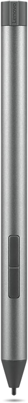 Lenovo Digital Pen 2 (Laptop) - Ultra-Tactile Response - 4,096 Levels of Pressure - Natural Feel Elastometer Pen Tip - Extended Battery Life - Silver, Grey
