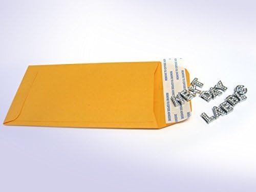 NextDayLabels #7 Coin Envelopes - 50-Pack Brown Kraft Peel & Seal Money Envelopes for Cash, Coins, Jewelry, or Small Parts for Home, Office, or Business Use - Made in USA