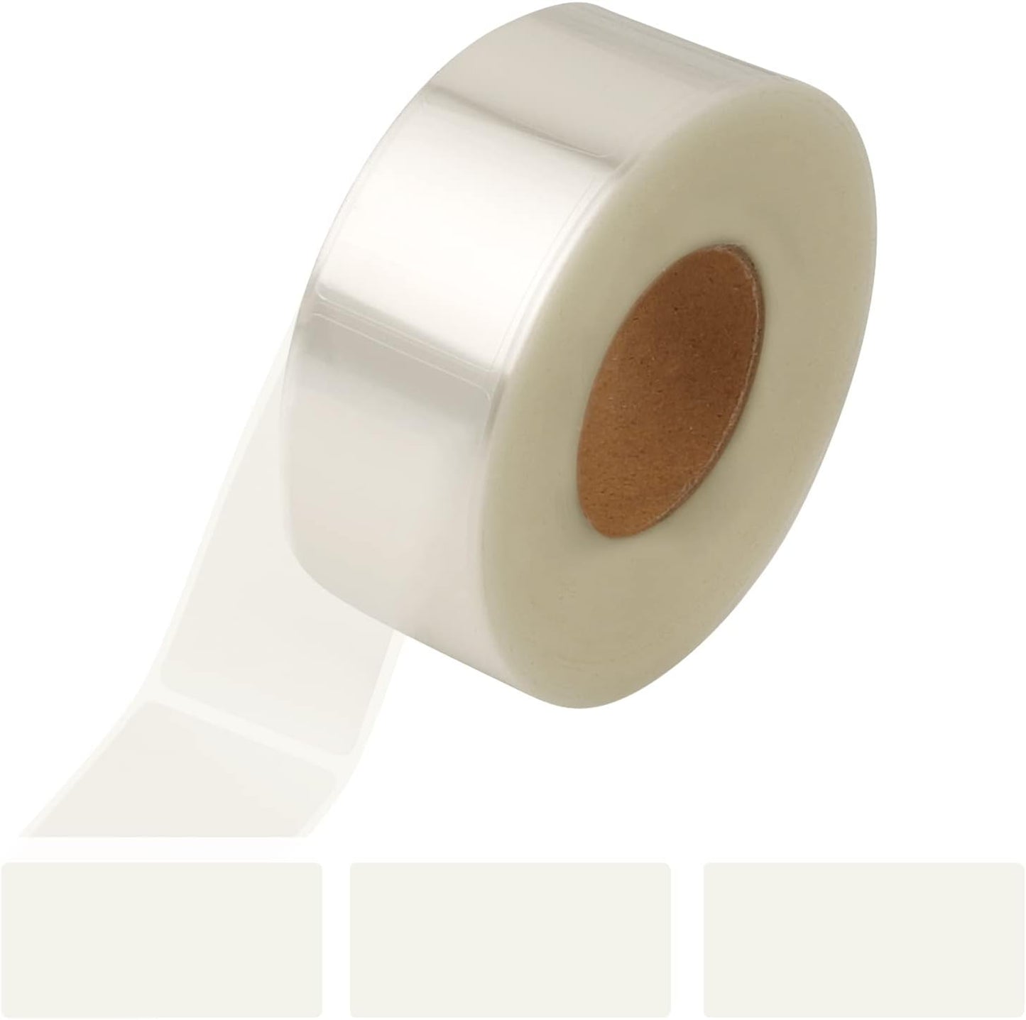 500 PCS Label Protectors, Clear Label Protectors Waterproof Clear Labels for Protecting Barcodes, Books, Numbers, Clothes Food Labels in Laboratory, Library, Office, Supermarket (4.05×2.04inch)