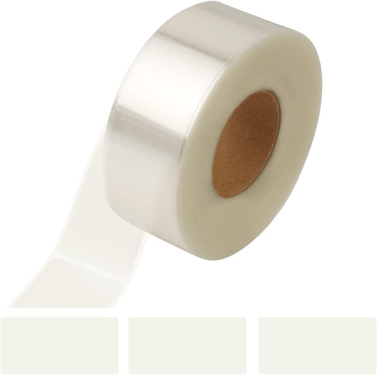 500 PCS Label Protectors, Clear Label Protectors Waterproof Clear Labels for Protecting Barcodes, Books, Numbers, Clothes Food Labels in Laboratory, Library, Office, Supermarket (4.05×2.04inch)