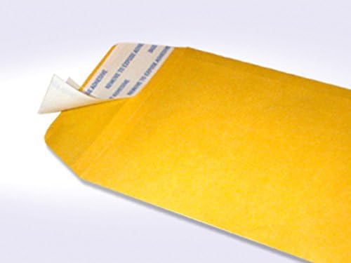 NextDay Labels #7 Coin Envelopes - 500-Pack Brown Kraft Peel & Seal Money Envelopes for Cash, Coins, Jewelry, or Small Parts for Home, Office, or Business Use - Made in USA