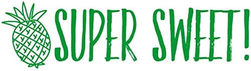 Custom Self-Inking Teacher Stamps | 49 Designs | Fun Phrases | Grading Made Easy | Classroom and Library Book Stamps (Super Sweet, Large)