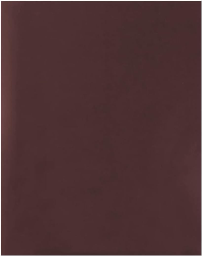 JAM PAPER Custom Printed Semi-Gloss Folders with Round Corner Pockets - Personalized Logo & Text - 12pt C1S - Brown - 250/Pack