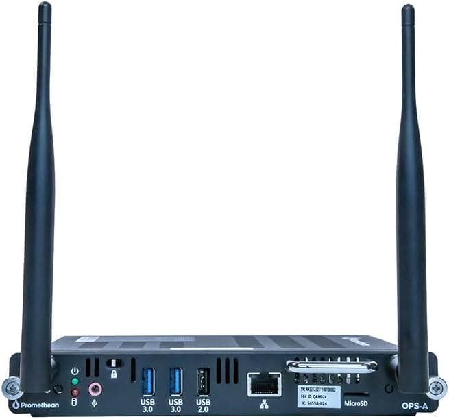 ActivPanel LX 65" Digital Whiteboard for Office or Classroom, 4K UHD, Interactive Display, OS Flexible Device, Panel & Wall Mount Included, Bundled 4GB Android OPS, 3 Year Onsite Support