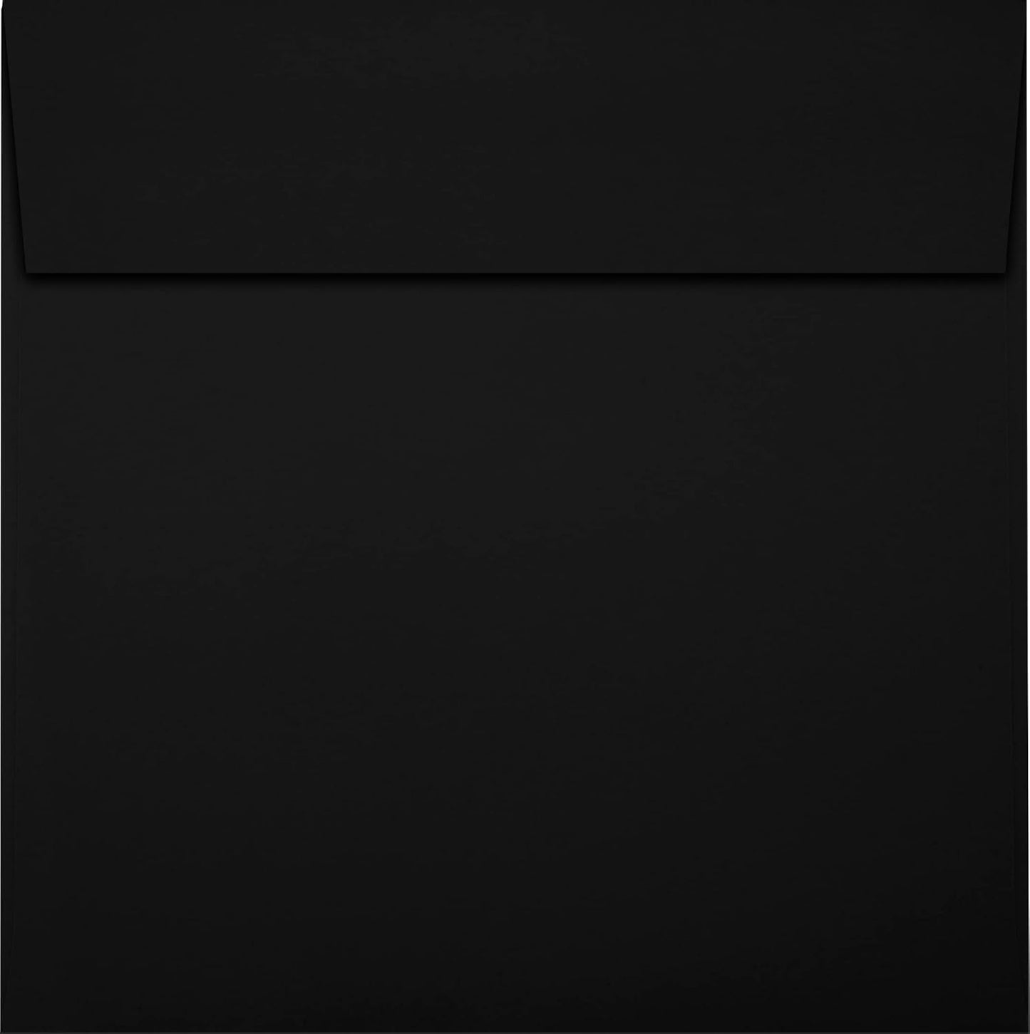 LUXPaper Square Invitation Envelopes | Peel & Press | 6" x 6" | Midnight Black | 80lb. Text | 250 Qty