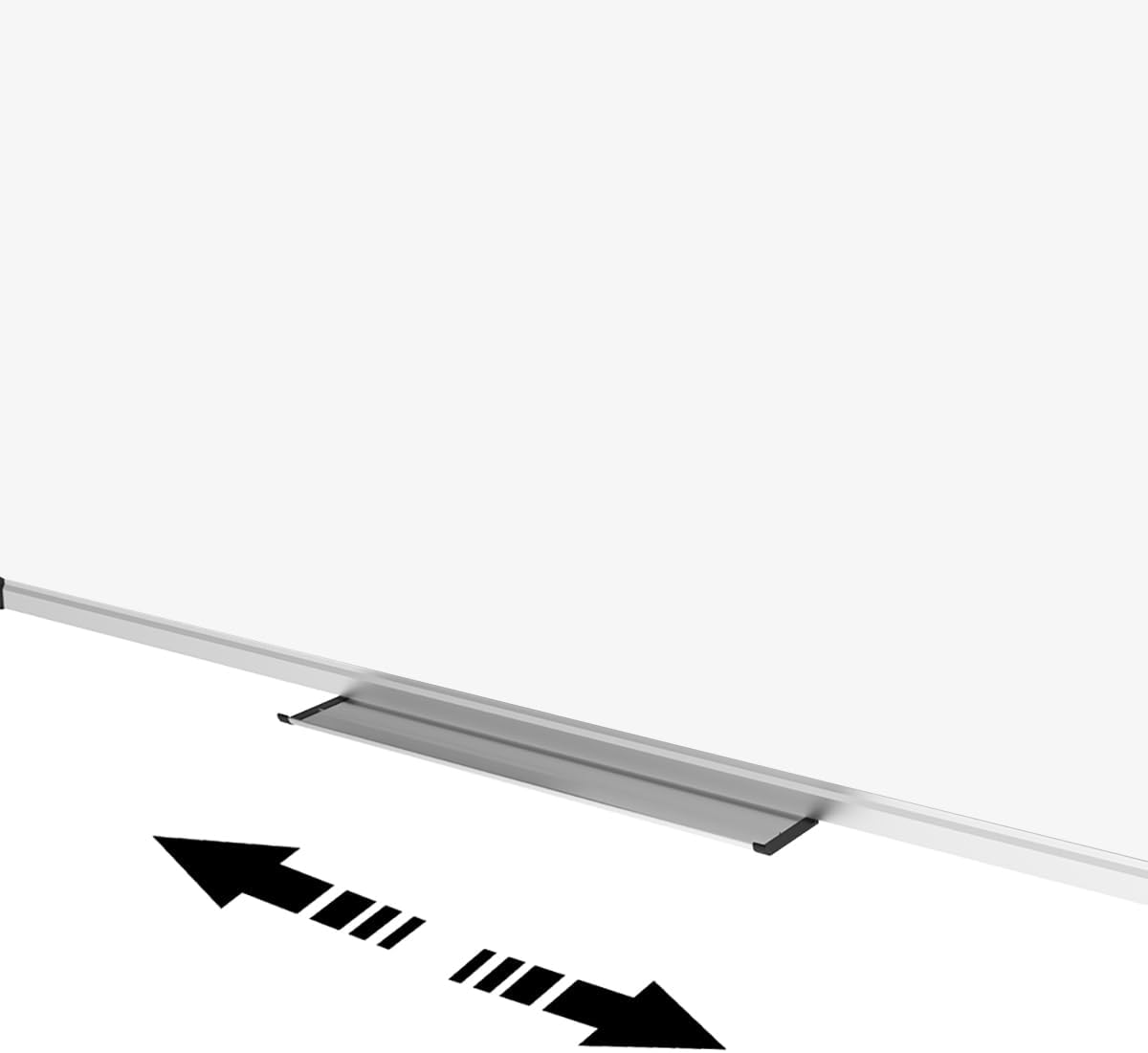 XBoard Magnetic Whiteboard 72 x 40 Inch, Large Dry Erase White Board for Wall with Marker Tray 6' x 3' | Aluminum Frame Message Presentation Board