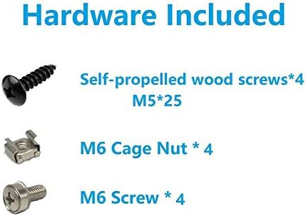 Jingchengmei 1U Lightweight Foldable 19 Inch Steel Vertical Rack and Wall Mountable Server Rack Mount (1)