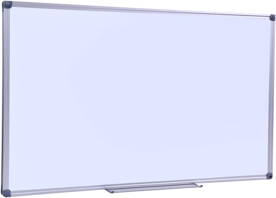 Premium 72"x 48" Multipurpose Magnetic Dry Erase Board with Aluminum Frame | Versatile Wall-Mounted Whiteboard with Pen Tray for Enhanced Office and Classroom Presentations