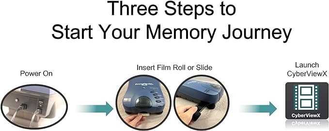 Pacific Image PrimeFilm XA Plus Film Scanner, Auto Roll Film and 35mm Film Strip Scanning, 10000 dpi/48-bit Output. 4.2 Dynamic Range, Support Mac/Windows