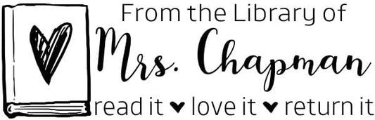 Custom Self-Inking Stamps | 49 Fun Phrases & Designs | Grading Made Easy | Classroom, Library & Book Stamps (Large) by The Library of Books