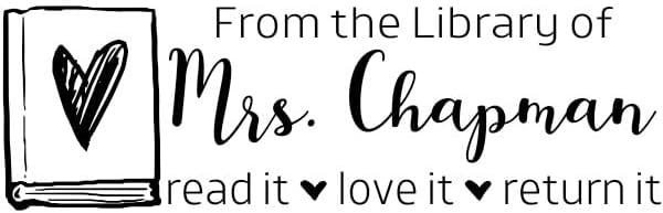 Custom Self-Inking Book Stamps | 49 Designs | Fun Classroom Phrases | Grading Made Easy | Xtra Large (from The Library of Book)