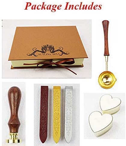 Dandelion Plant Nature Wax Seal Stamp Kit Wooden Handle Melting Spoon Candle Gift Box Set Impressive Gift Idea Love Letter Gift Package Envelope Wedding Invitations Card Letter Sealing Stamp