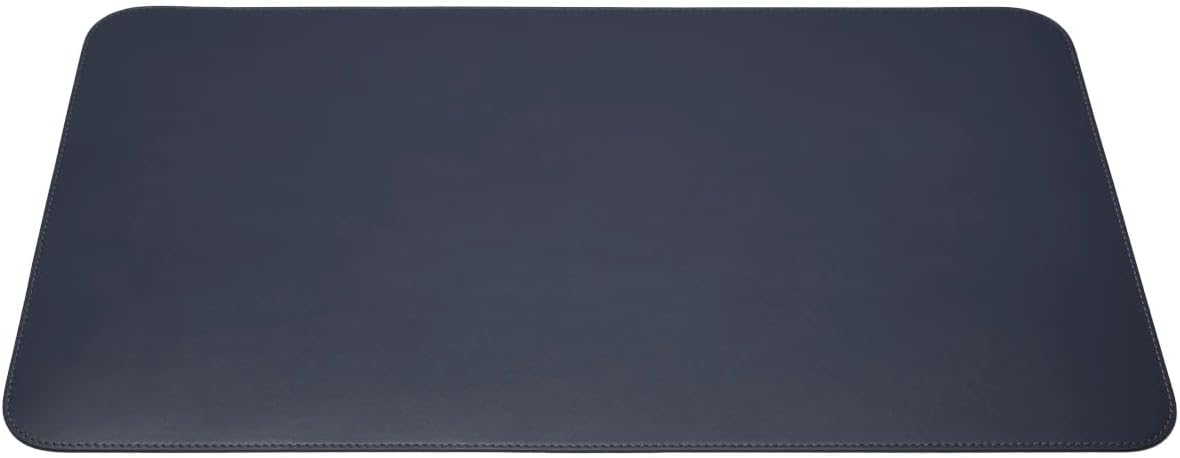 Leather Desk Pad – Premium Leather Desk Mat for Office and Home, Elegant Desk Mat and Writing Pad Maruse - Navy Blue