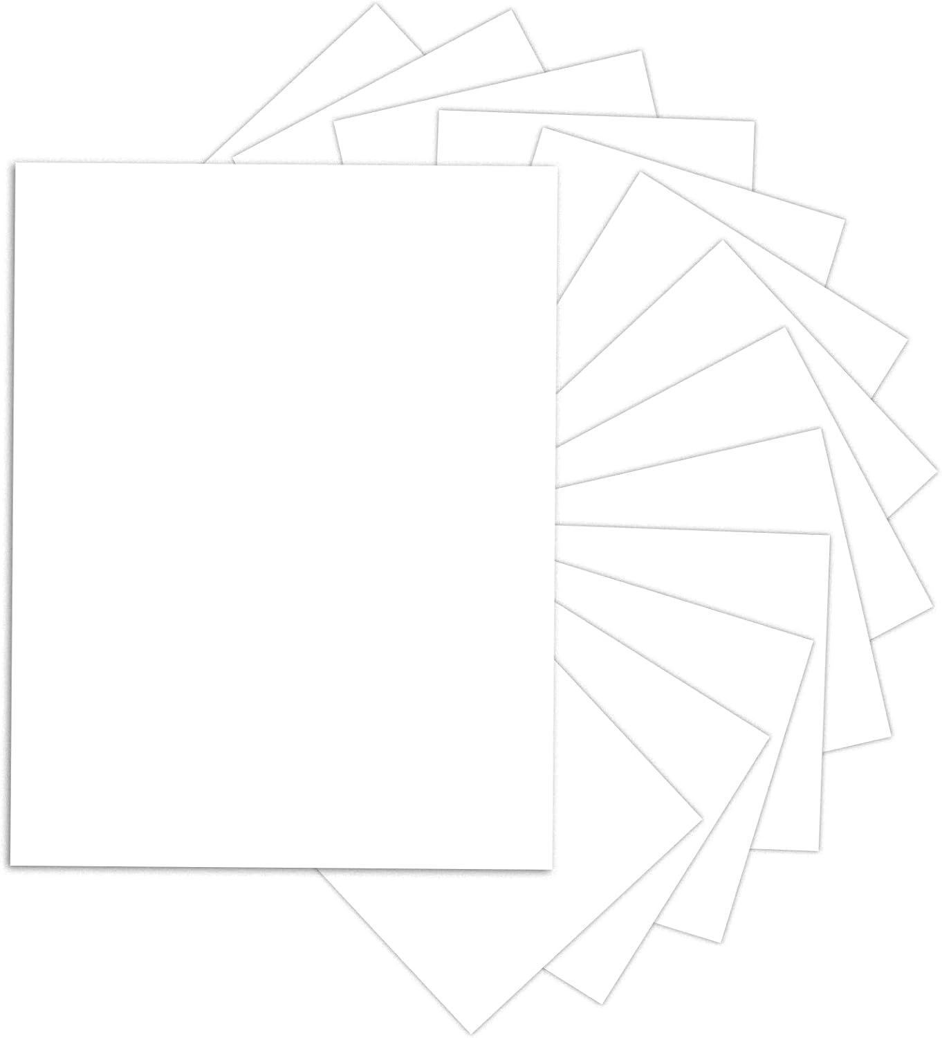 24 Sheets White Cardstock 8.5 x 11 Thick Paper, Goefun 80lb Card Stock Printer Paper for Invitations, Menus, Wedding, DIY Cards