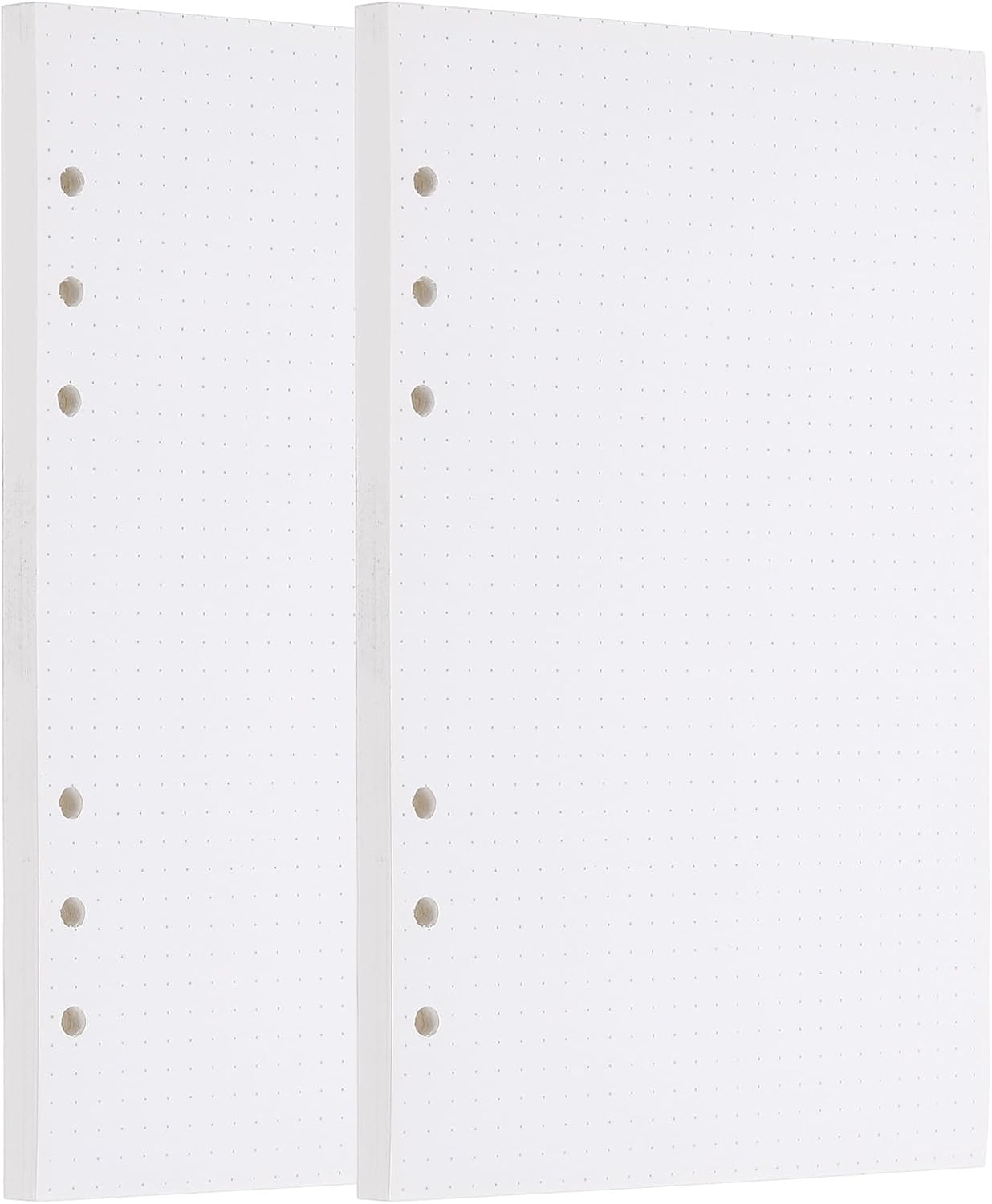 PATIKIL A5 Dot Grid Paper 6-Ring Binder Loose Leaf Planner Filler Paper Planner Inserts, 160 Sheets/320 Pages, Lined