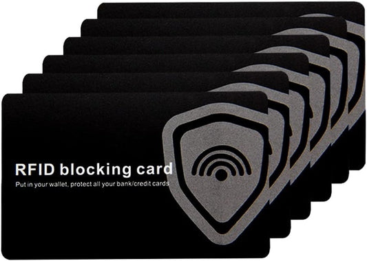 RFID Blocking Card Contactless Credit Card Protection Safe RFID Card Wallet Shield Protector Blocker (Pack of 100)