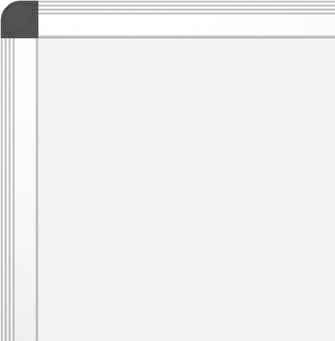 VIZ-PRO Dry Erase Board/Magnetic Whiteboard, 60 x 48 Inches, Large Wall Mounted Board for School Office and Home 5' x 4'