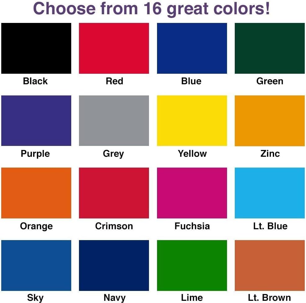 Infusion Self-Inking Custom Rubber Stamp (Personal or Business Use) - Choose from 16 Colors (1-5/8" x 1-5/8")