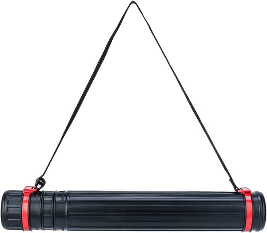 TRANSON Small Poster Tube Storage 17“ to 27” Extendable for Documents Blueprints Artworks Scrolls